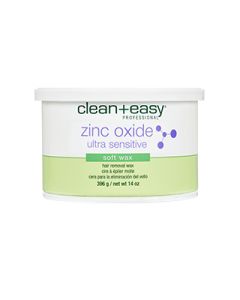 Wide view of Clean + Easy Ultra Sensitive Soft Wax in 14 ounce container